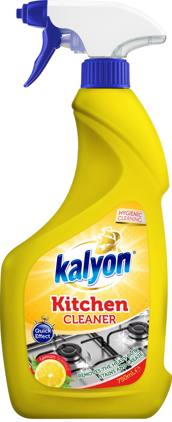 Kitchen cleaning spray with lemon scent 750 ml