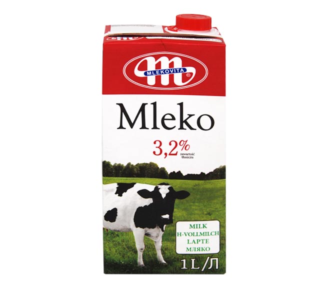 რძე მლეკოვიტა 3.2% 1ლ.