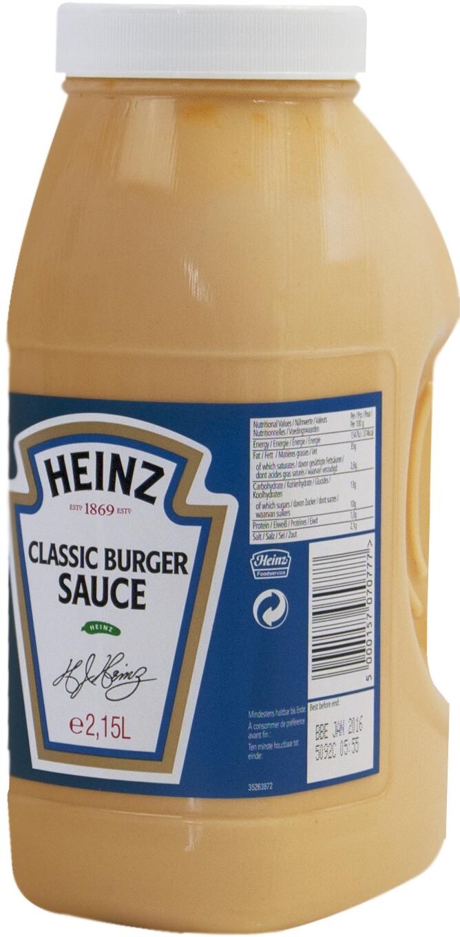 Burger sauce Heinz 2.24 l